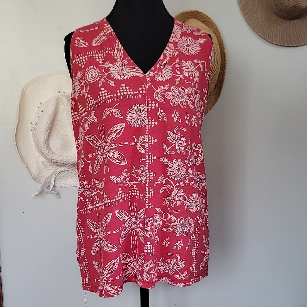 Sonoma  Floral Sleeveless Blouse